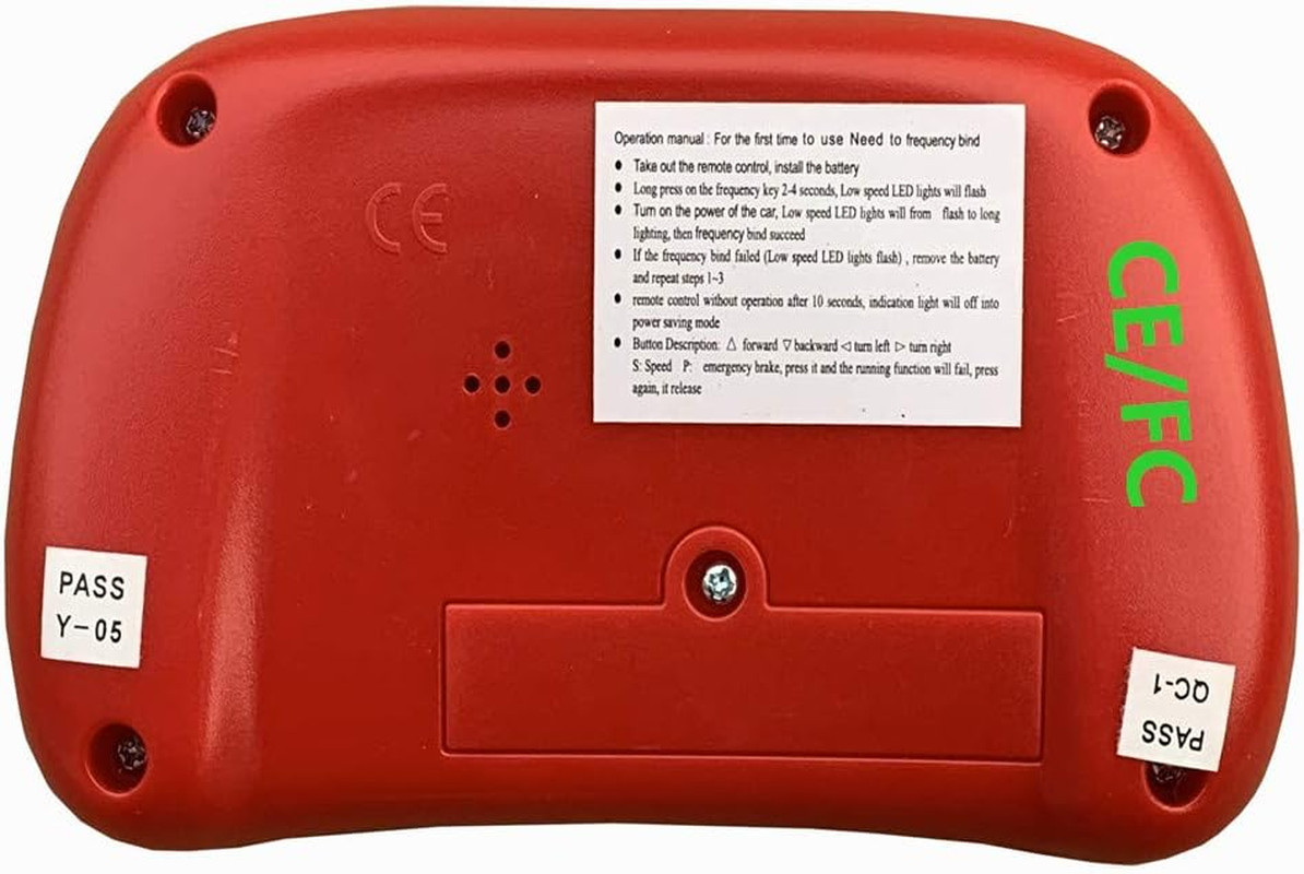 Weelye RX74 24V Kids Powered Ride on Car 2.4G Bluetooth Remote Control and Recei