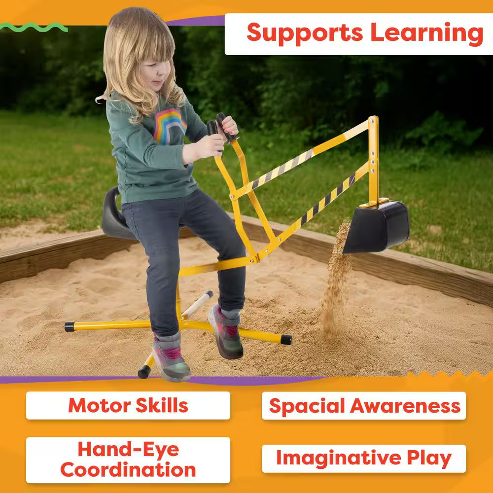 Ride on Excavator Toy for Sandbox