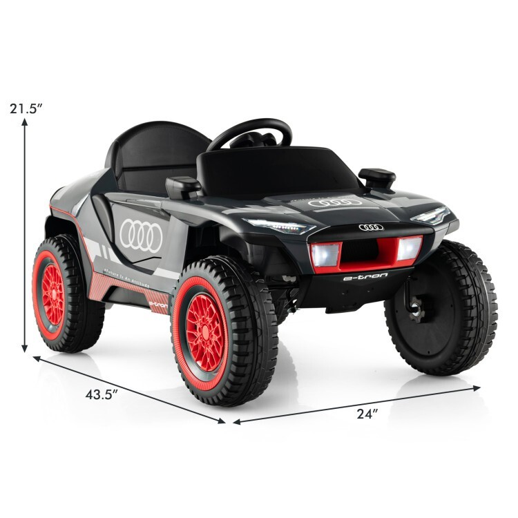 12V Kids Ride On Electric Racing Car Gift Kids w/2.4G Remote Control & 3 Speeds