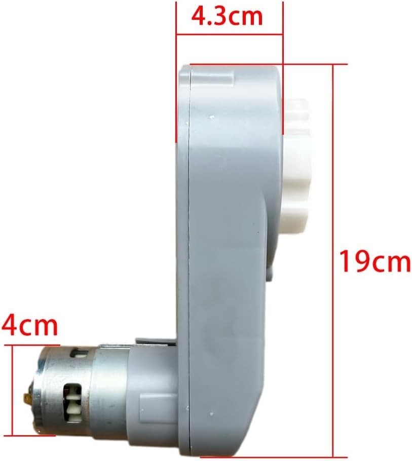 24 Volt RS775 High-Speed Motor Gearbox for Power Wheels Motor Upgrade,18V-24V