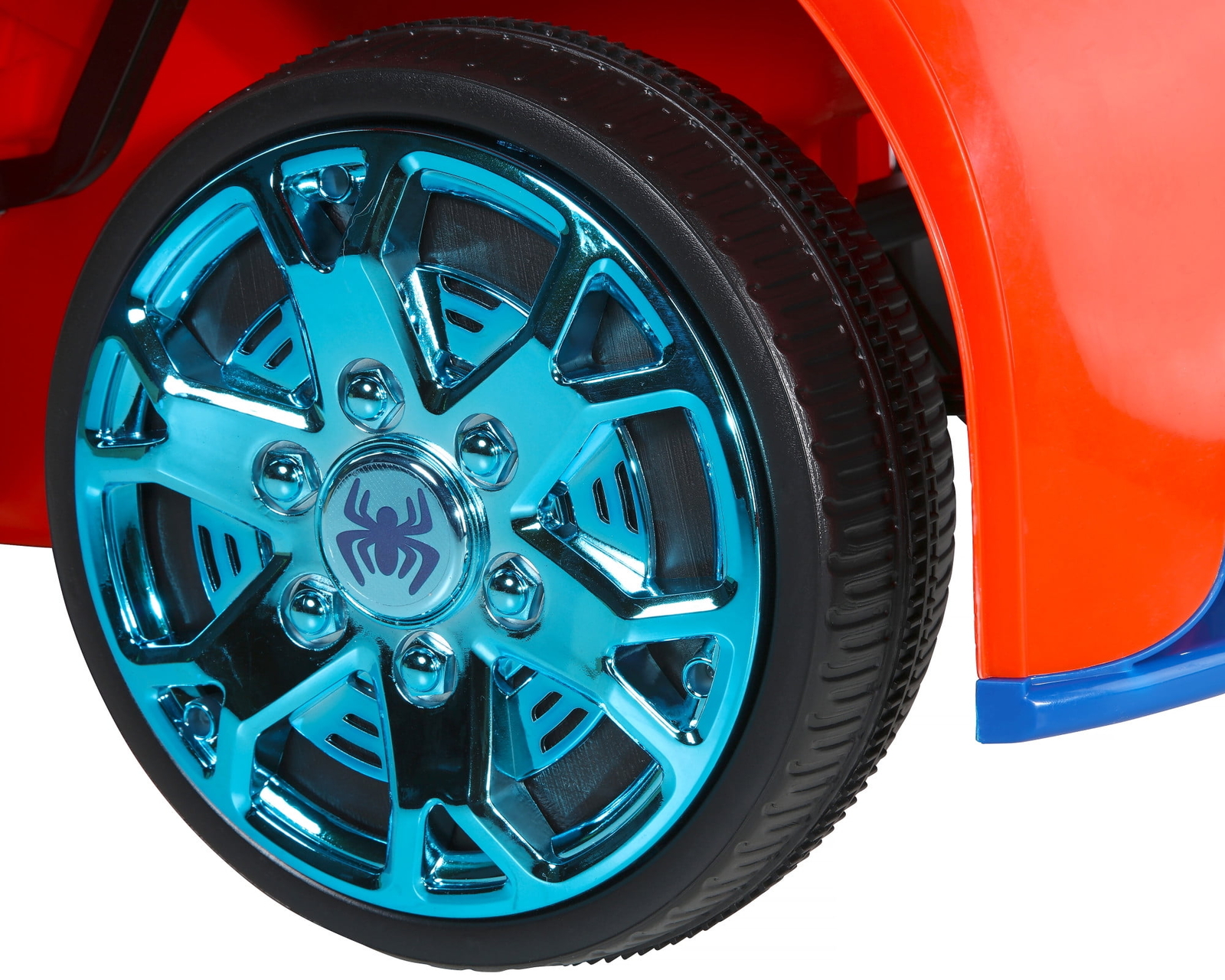 Spider-Man Super Car Battery-Powered Vehicle w/ Water Cannon, LED’s Ages 3+