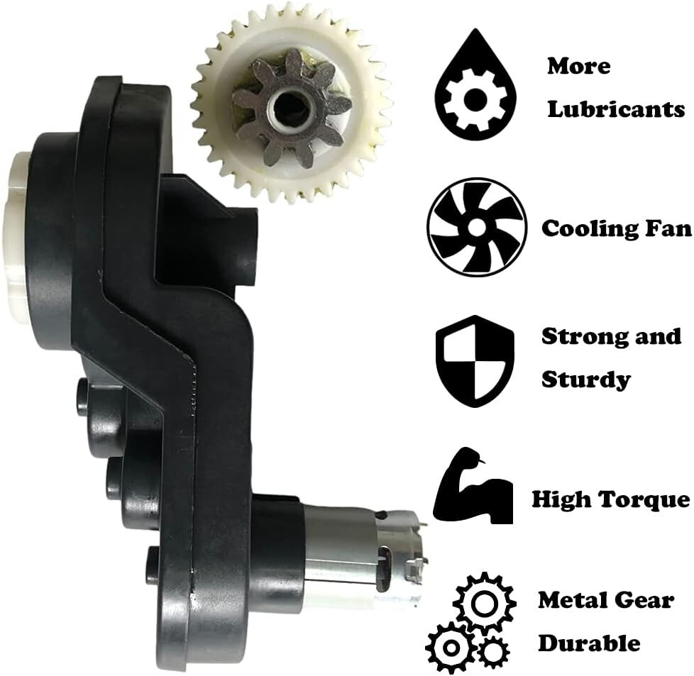24V High Power Gearbox for Power Wheels High Torque 24V Motor 30000RP Gear Box