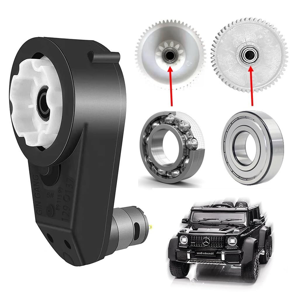 12V High-Speed Motor Gearbox with Cooling – Perfect for Kids’ Electric Cars