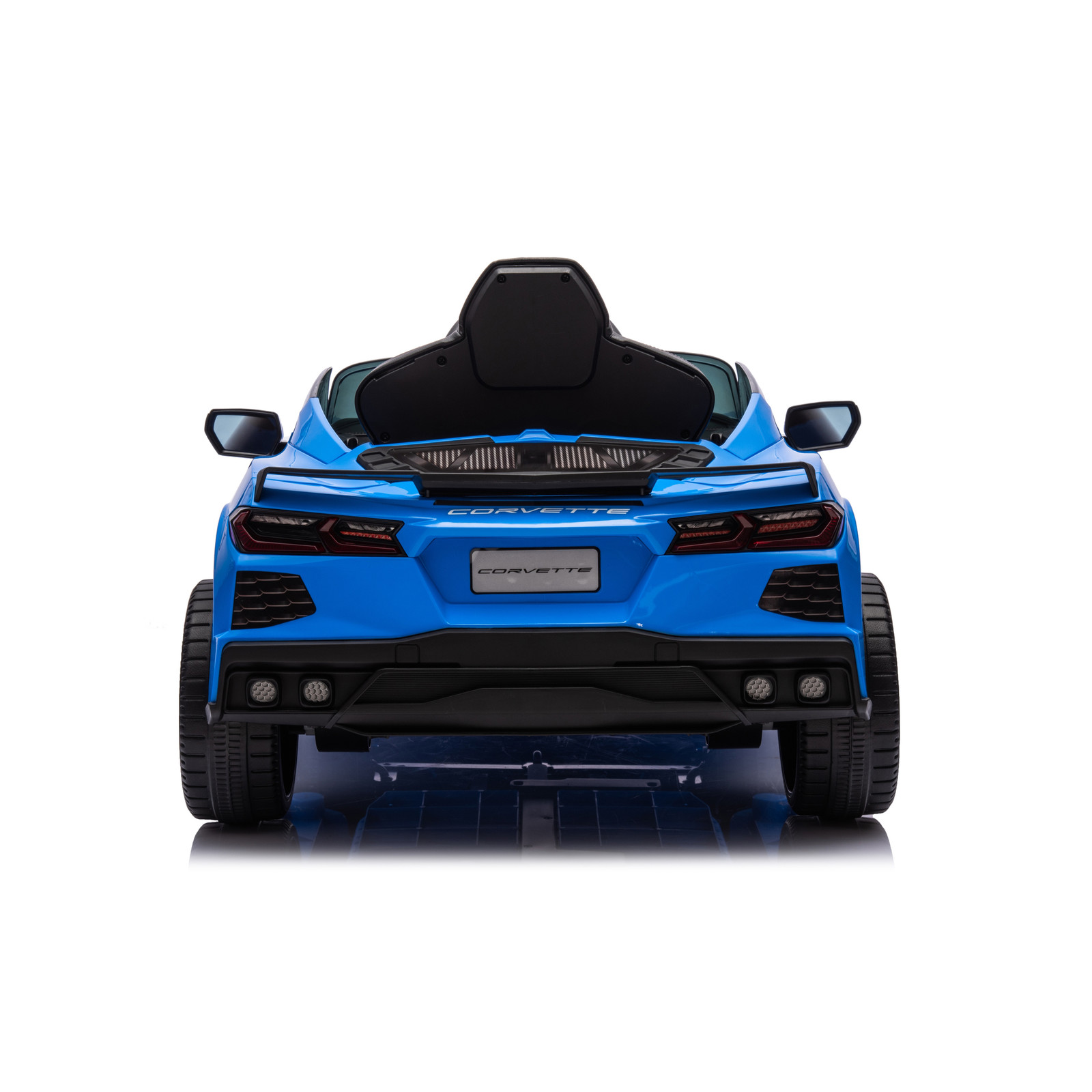 12V Chevrolet Corvette C8 Kids Ride On Car Electric Toy Luxury Sports Blue RC