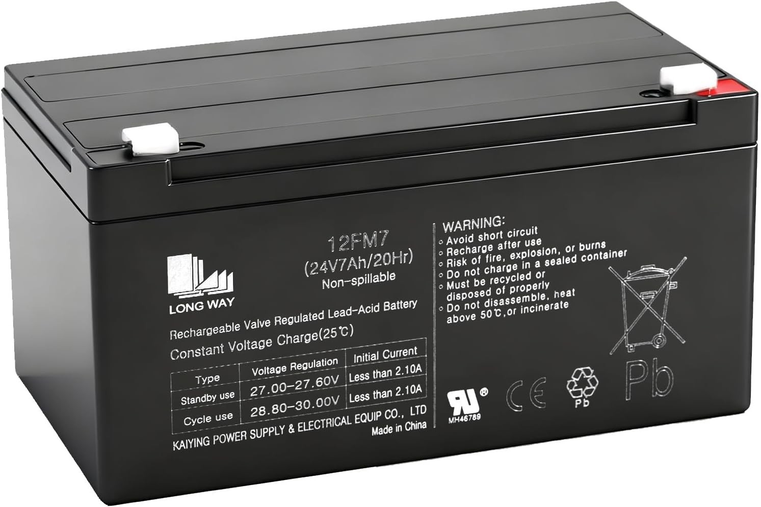 24V 7AH Battery for Ride on Car UTV