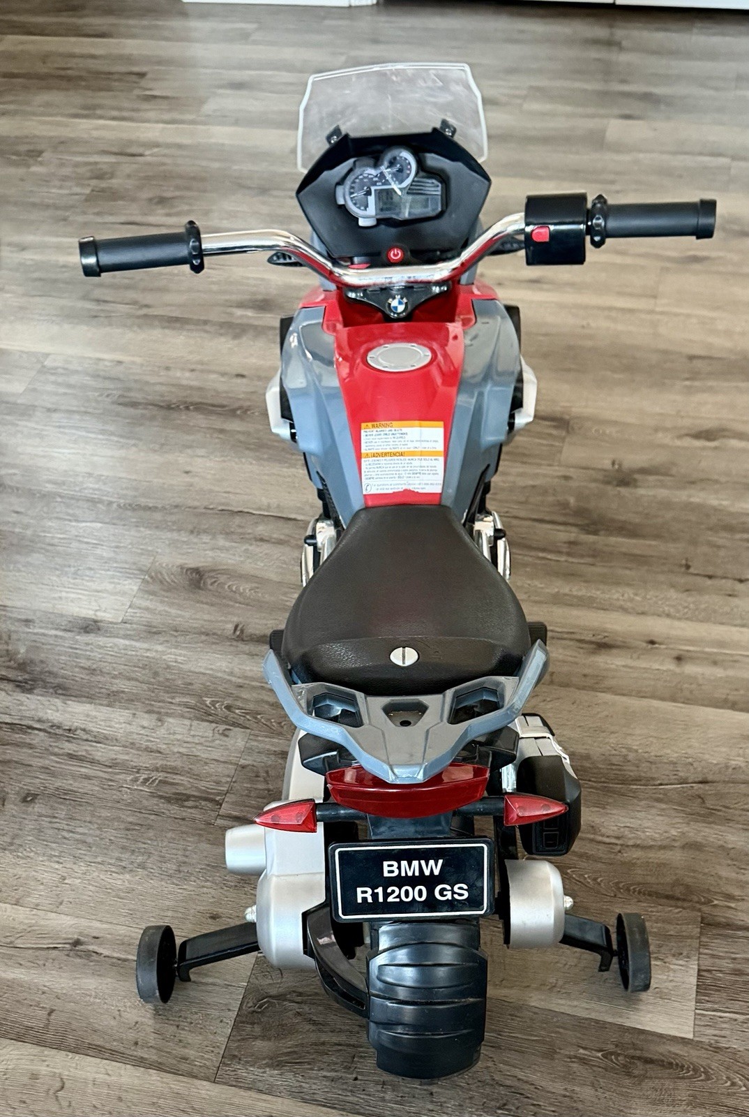 BMW R1200 GS 6 Battery Powered Ride On Toy Motorcycle with Lights Sounds