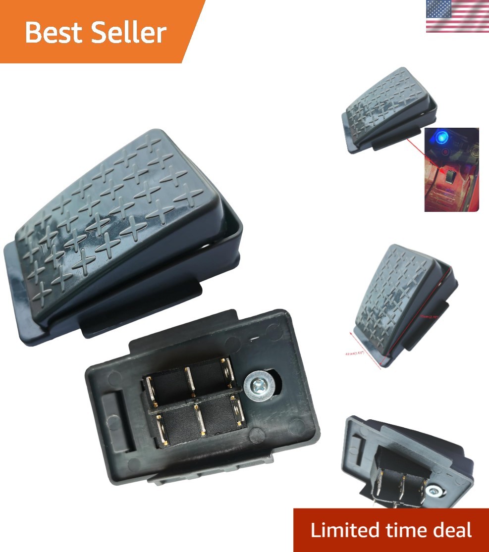 Manual Foot Pedal Switch for Power Wheels – 24V Accelerator Switch Replacement