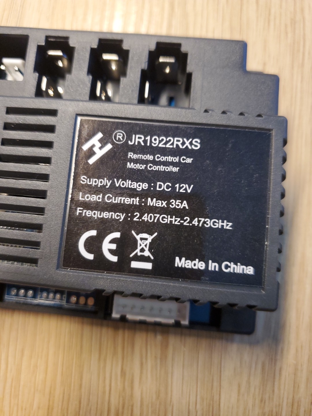 JR1922RXS 12V Controller Kids Powered Ride on car 2.4G Receiver Control Box Acce
