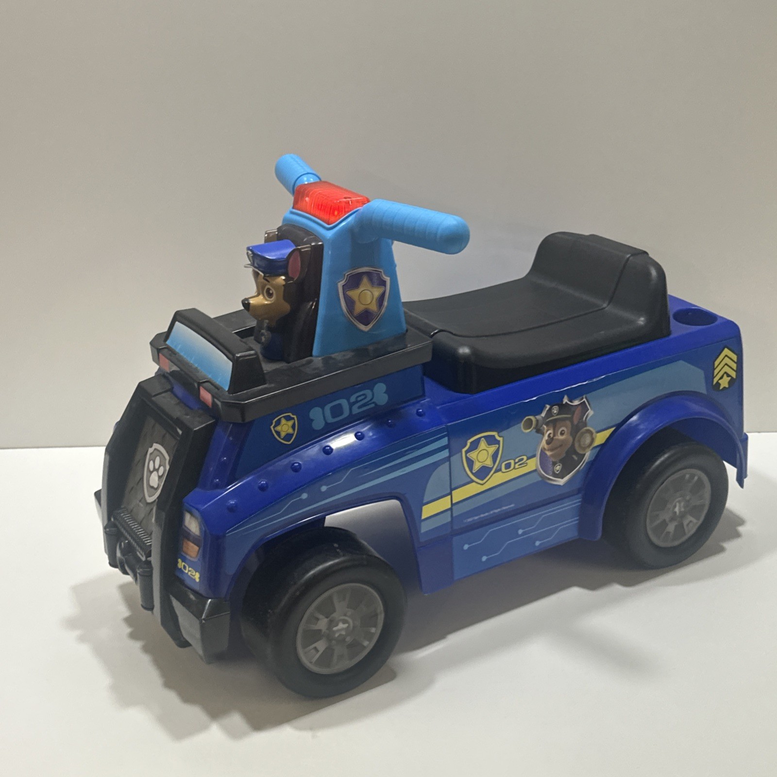 Paw Patrol Chase Blue Ride-On Car Toy Vehicle 4-Wheels Lights / Sounds