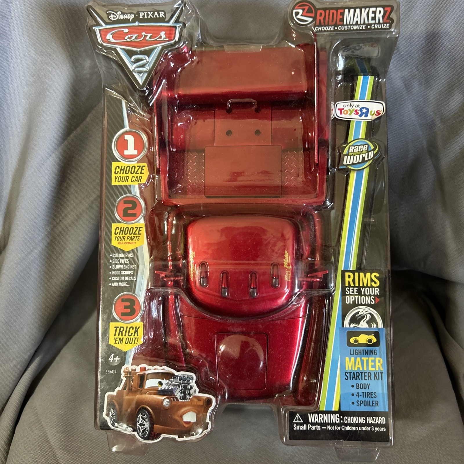 Disney Pixar Cars 2 RIDEMAKERZ, TOYS R US only. VERY RARE