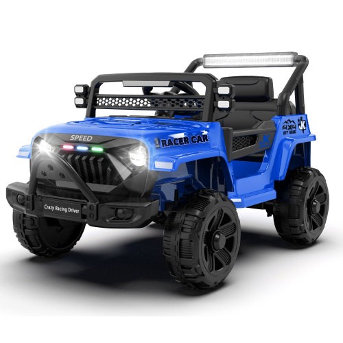 12V Kids Ride On Electric Truck Car W/Parents Control,2WD,Four-wheel suspension