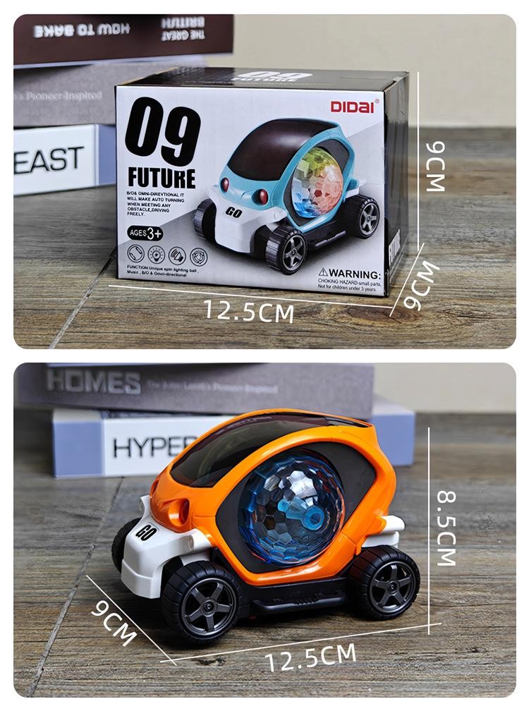 Kids Electric Rotating Toy Car with Lights & Music – Fun Gift for Boys & Girls