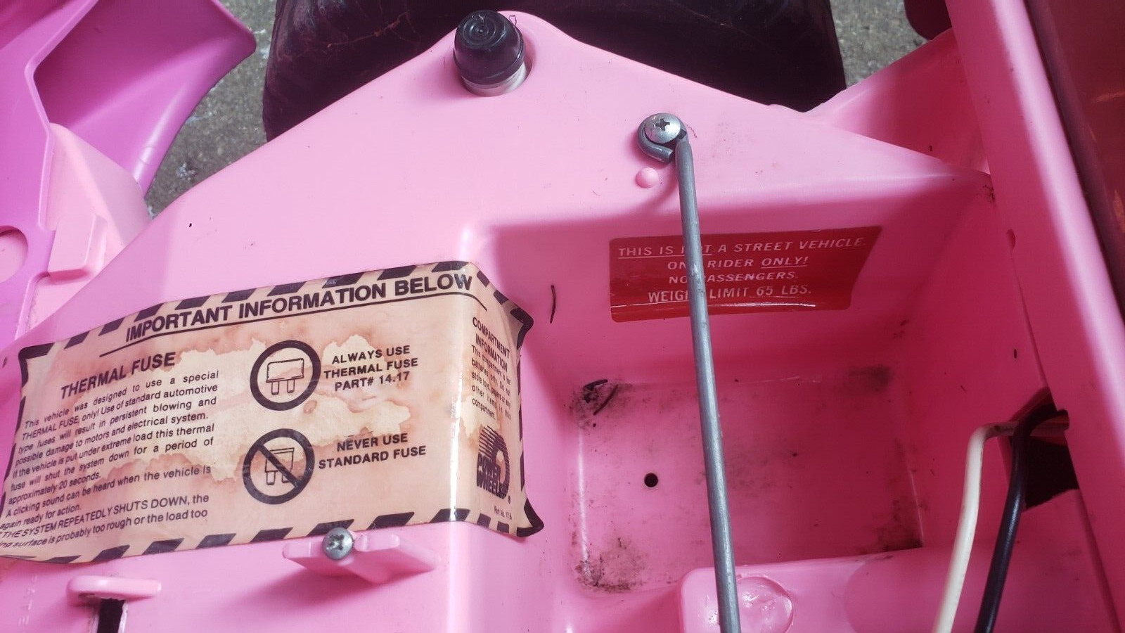 Barbie Corvette 1990 Vintage Power Wheels Pink Original SHIPPED