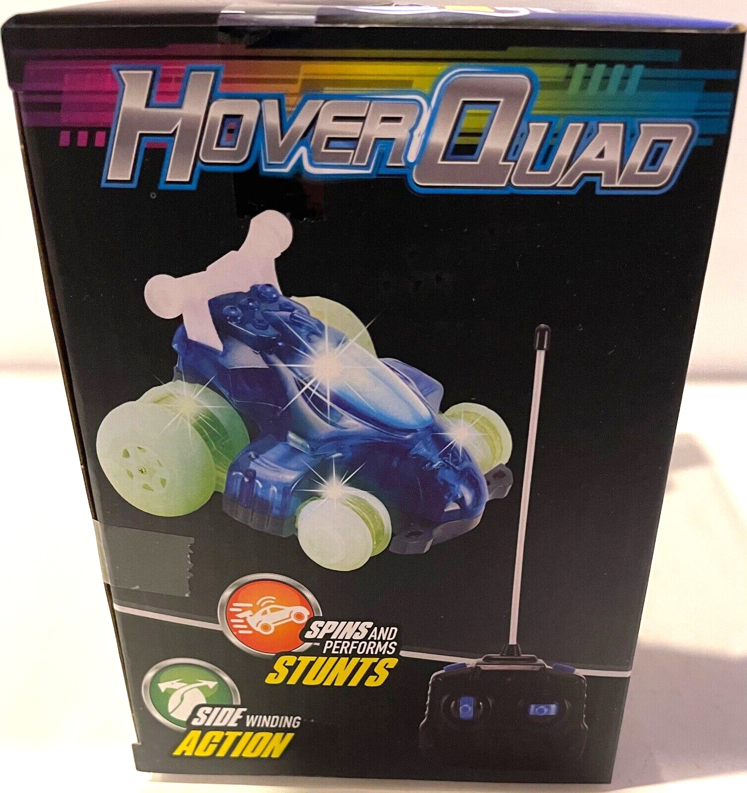 HoverQuad Remote Control BLUE Car w/ Lights & Auto Stunts Brand New In Box