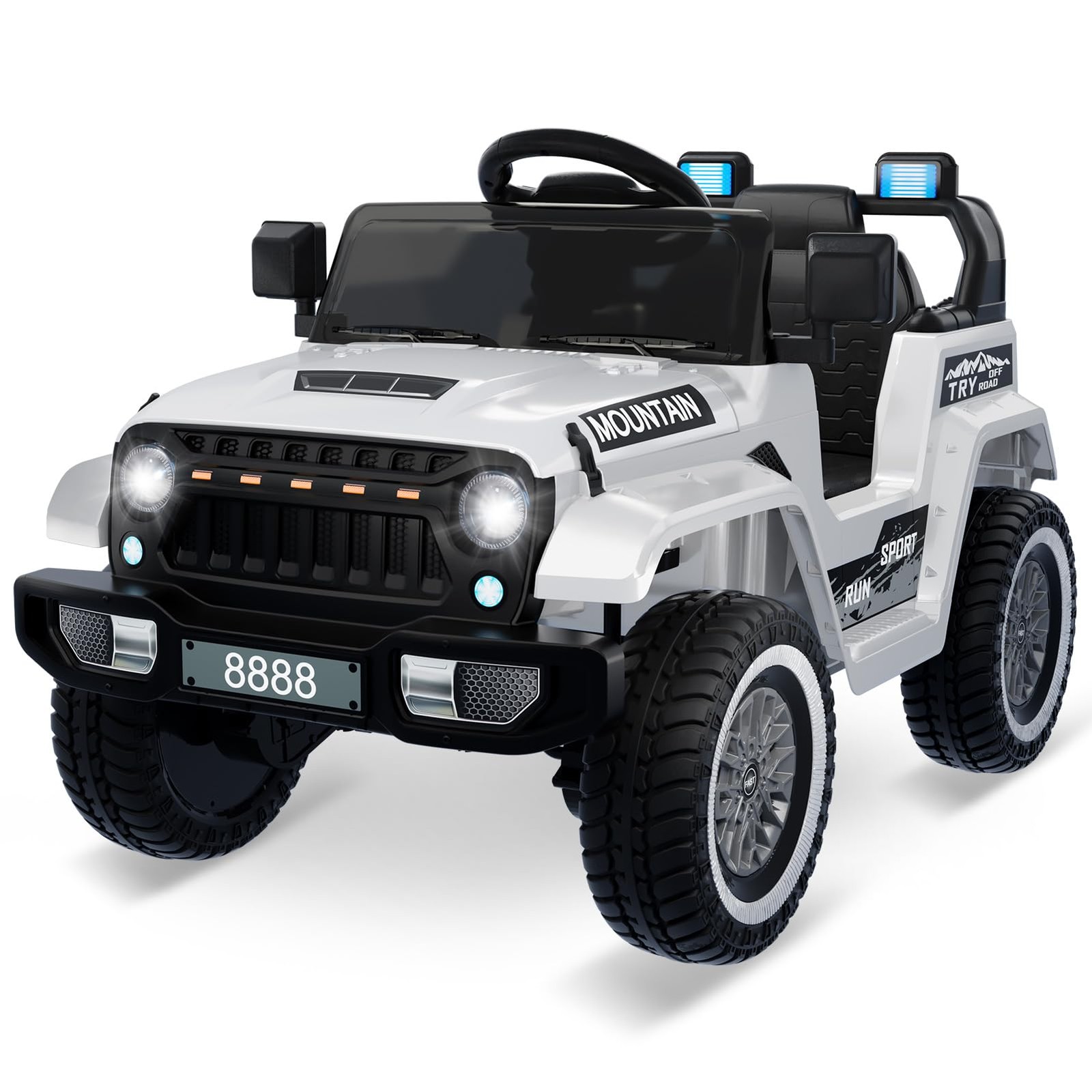 Garvee 12v Electric Ride-on Truck for Children,Battery-Powered Vehicle with RC