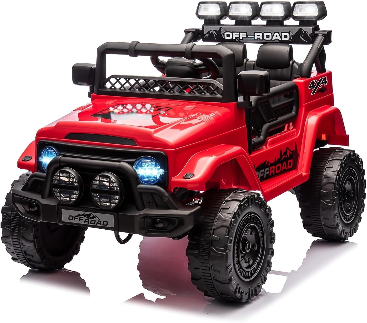 12V Electric Ride On Truck Car Toys w/Remote Control 3 Speed Music for Kids Xmas