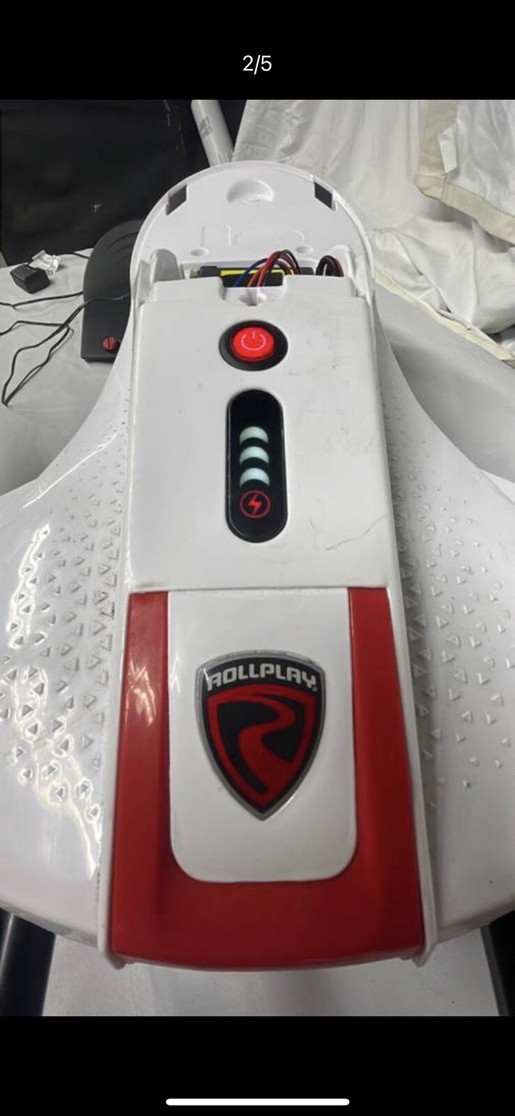 Rollplay 24V Nighthawk NexGen Powered Ride-On – White
