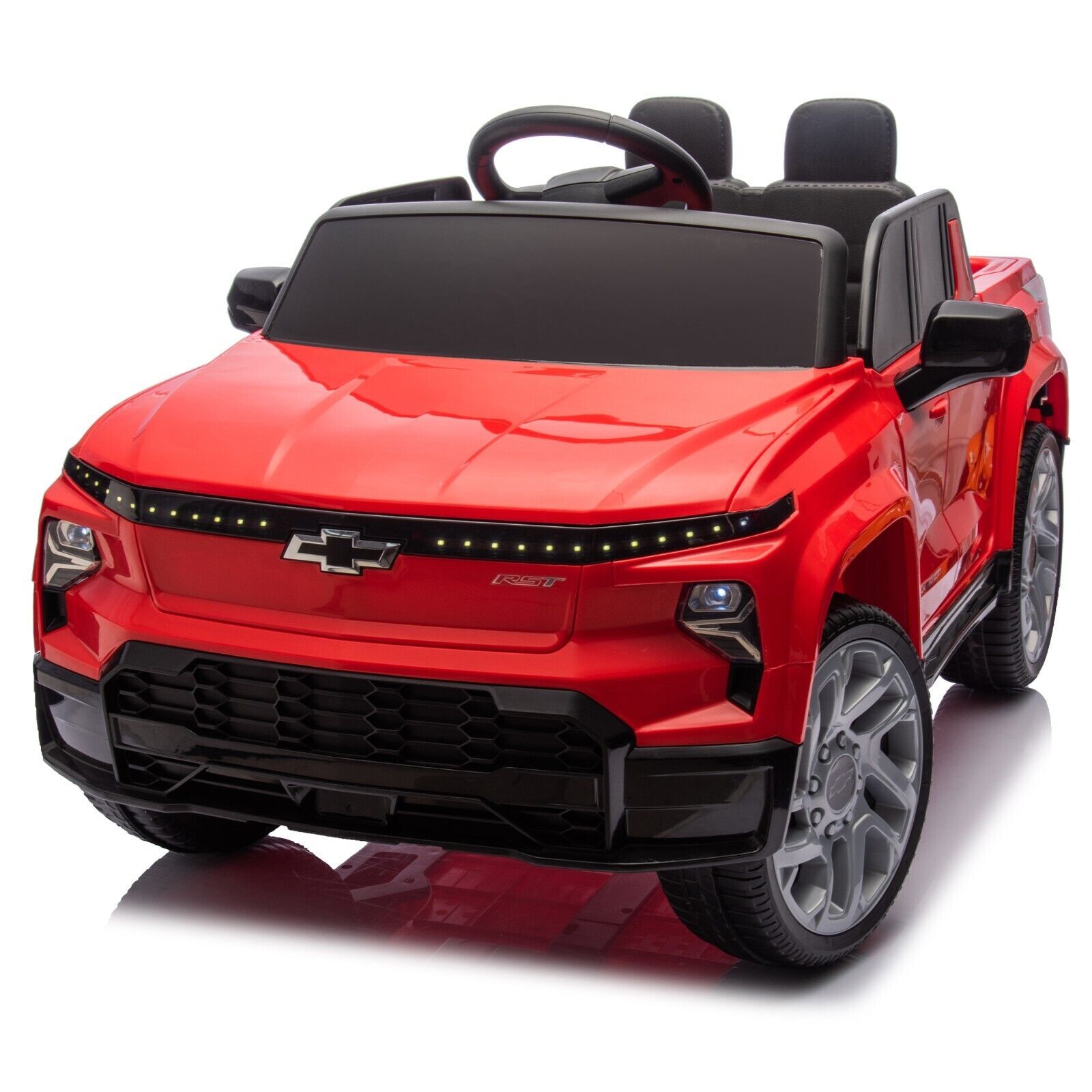 Licensed Chevrolet Silverado Ride On Truck 24V 2 Seater Electric Car with Remote
