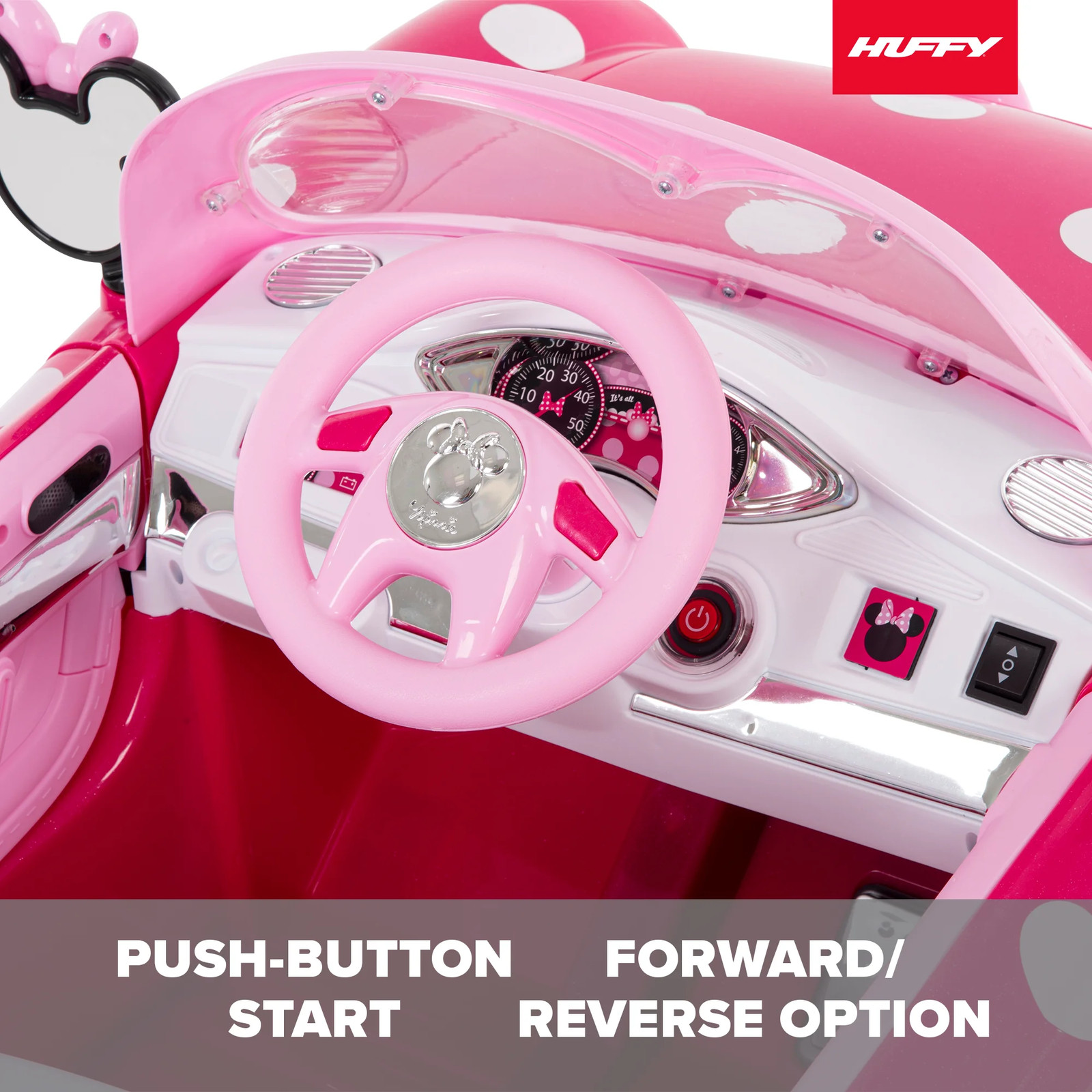 KIDS RIDE ON CAR TOY Disney Minnie Mouse Battery-Powered Girls Ages 3-7