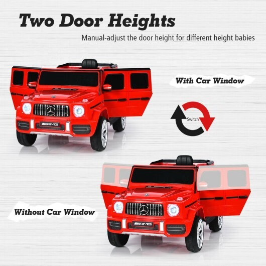 12V Mercedes-Benz G63 Licensed Kids Ride-On Car w/ Remote Control