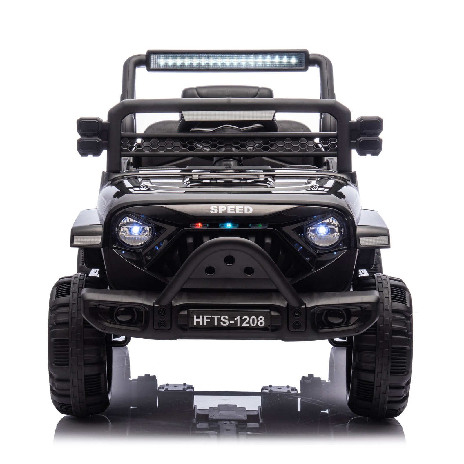 12V Kids Ride On Electric Truck Car Early education function kids aged 1-4 Black