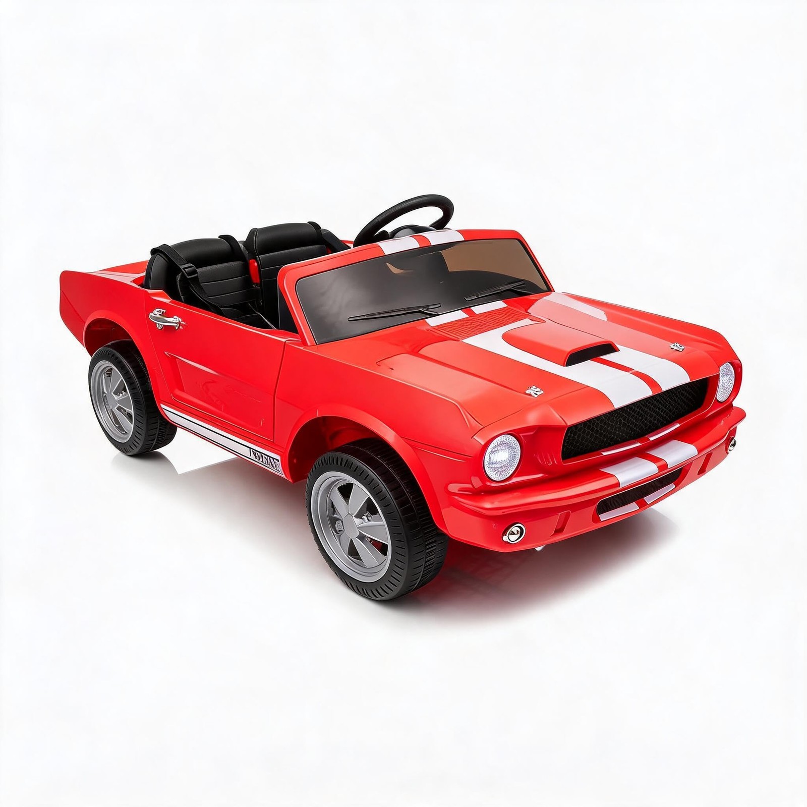 2-Seater Ride on Car Licensed Shelby GT350 24V Electric Vehicle with Remote