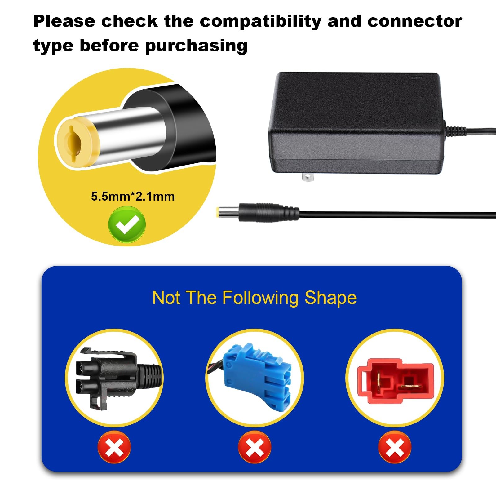 12V Battery Charger for Ride On Toys Kids Car Best…