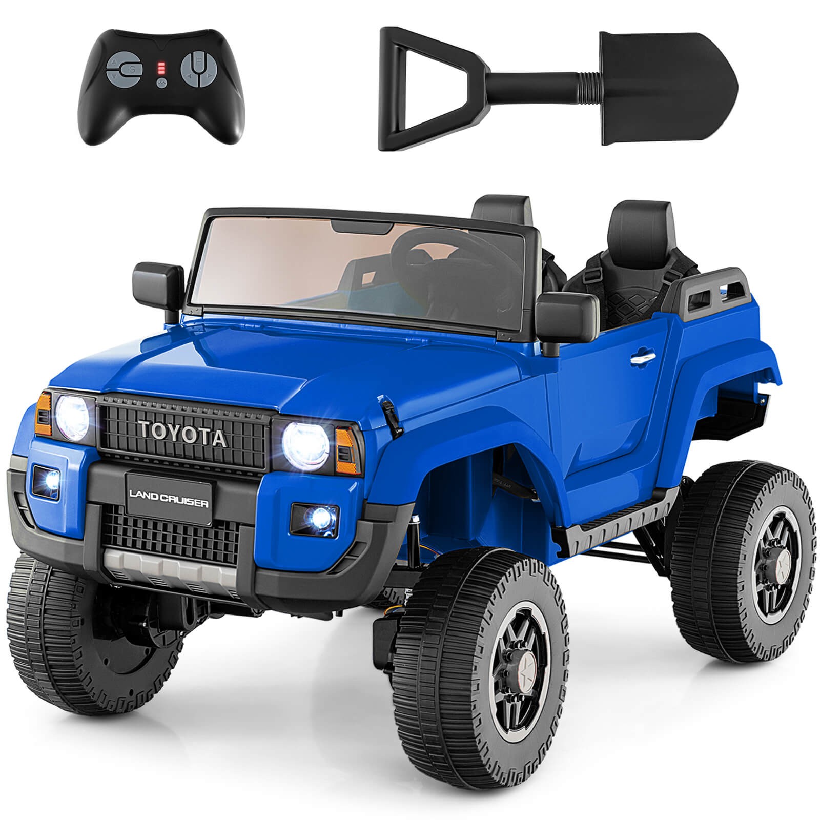 24V 2 Seater Ride on Car for Kids Licensed Toyota LC250 Ride on Truck w/Remote