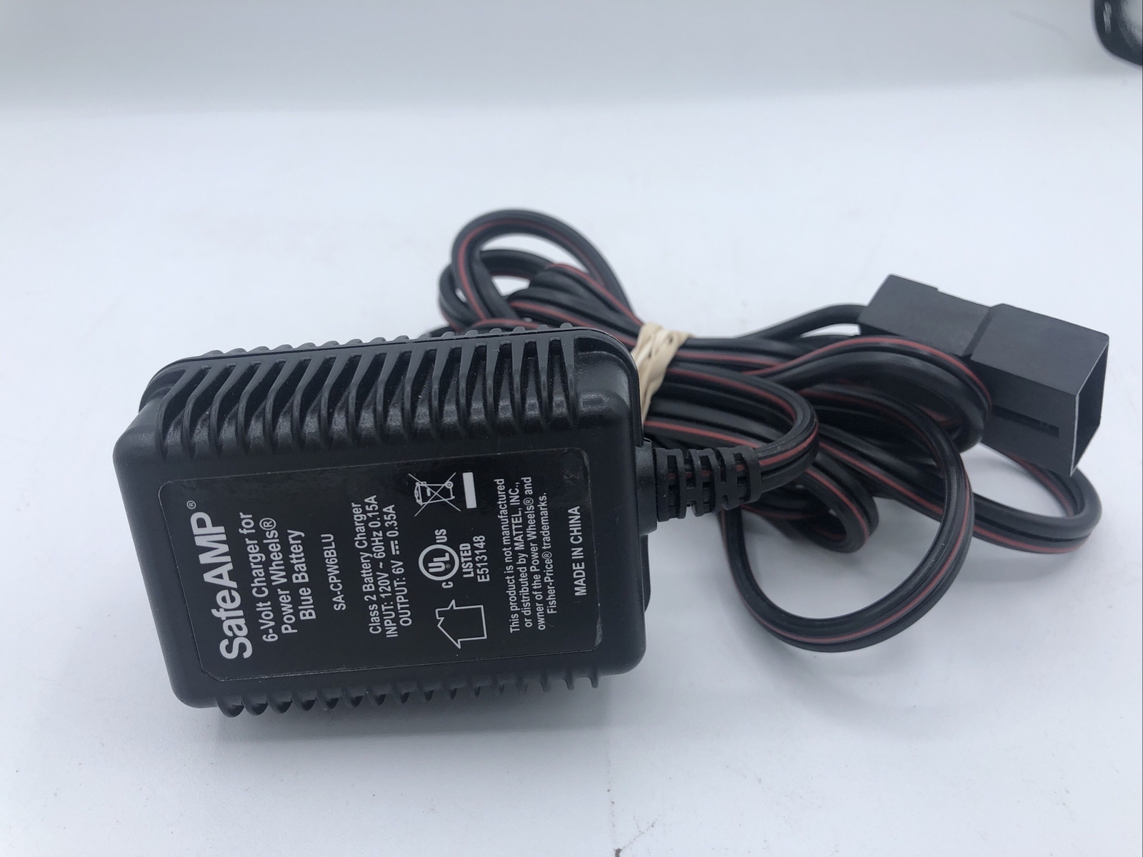 Power Wheels 6 Volt SafeAMP SA-CPW6BLU AC Wall Charger Blue Battery Only