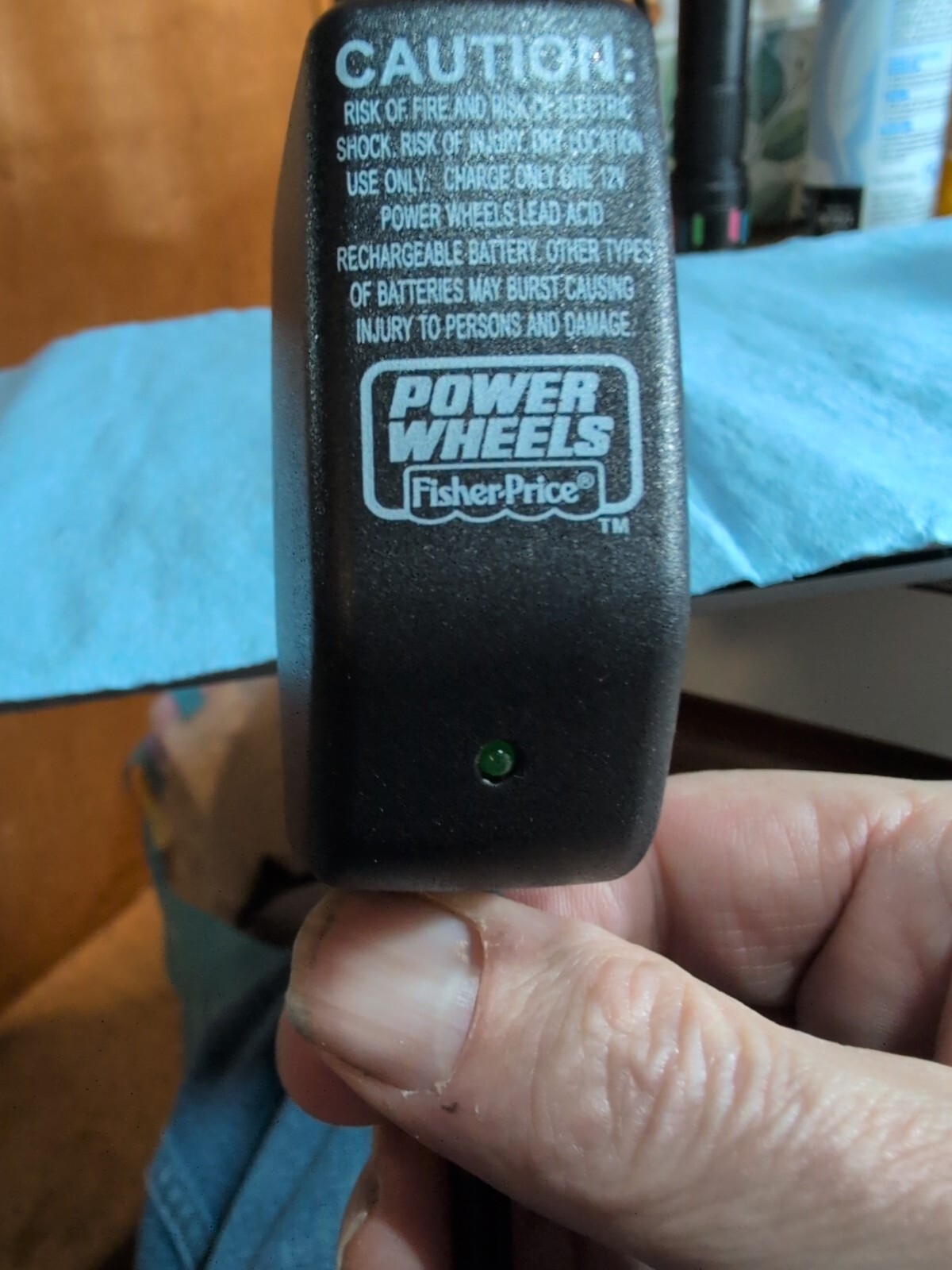 Power Wheels Fisher Price Original 12V Battery Charger Cord 00801-1480 Genuine