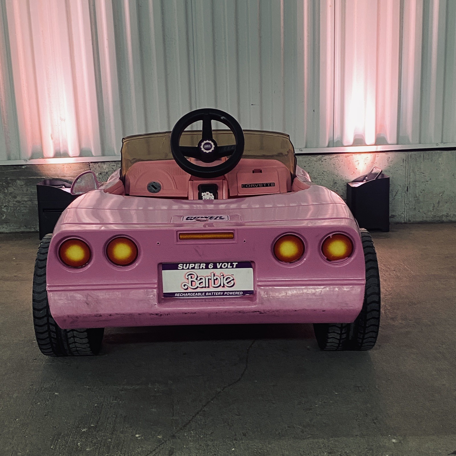 1990 Power Wheels Barbie Pink Corvette *PICKUP ONLY* w/ New Battery