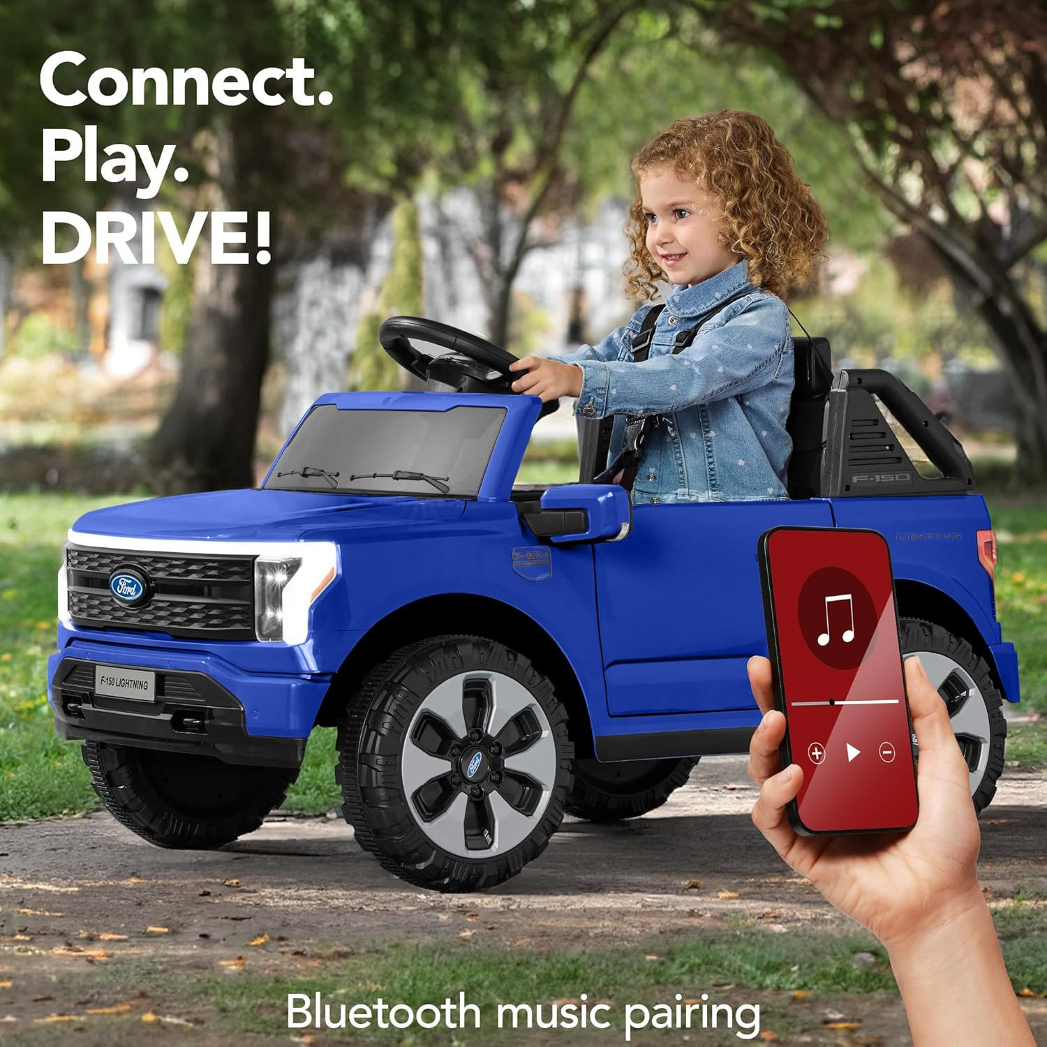 Best Choice Products Licensed Ford F-150 Lightning Truck Kids 12V Electric Ride