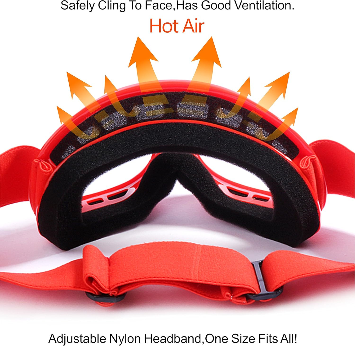 YH15 Anti-Fog Impact-Resistant Kids Youth ATV Off-Road Dirt Bike Motocross Goggl