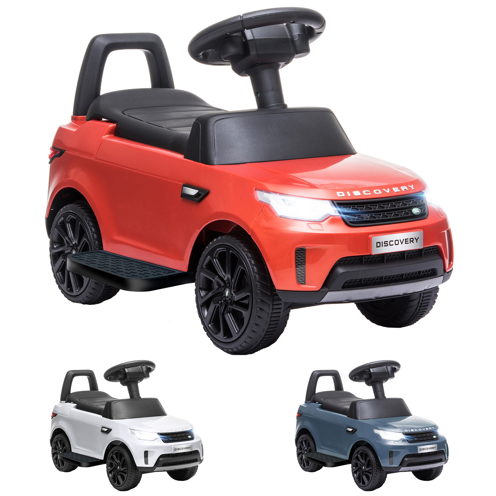 2 in 1 Land Rover Licensed 6V Ride On Car, Sliding Car