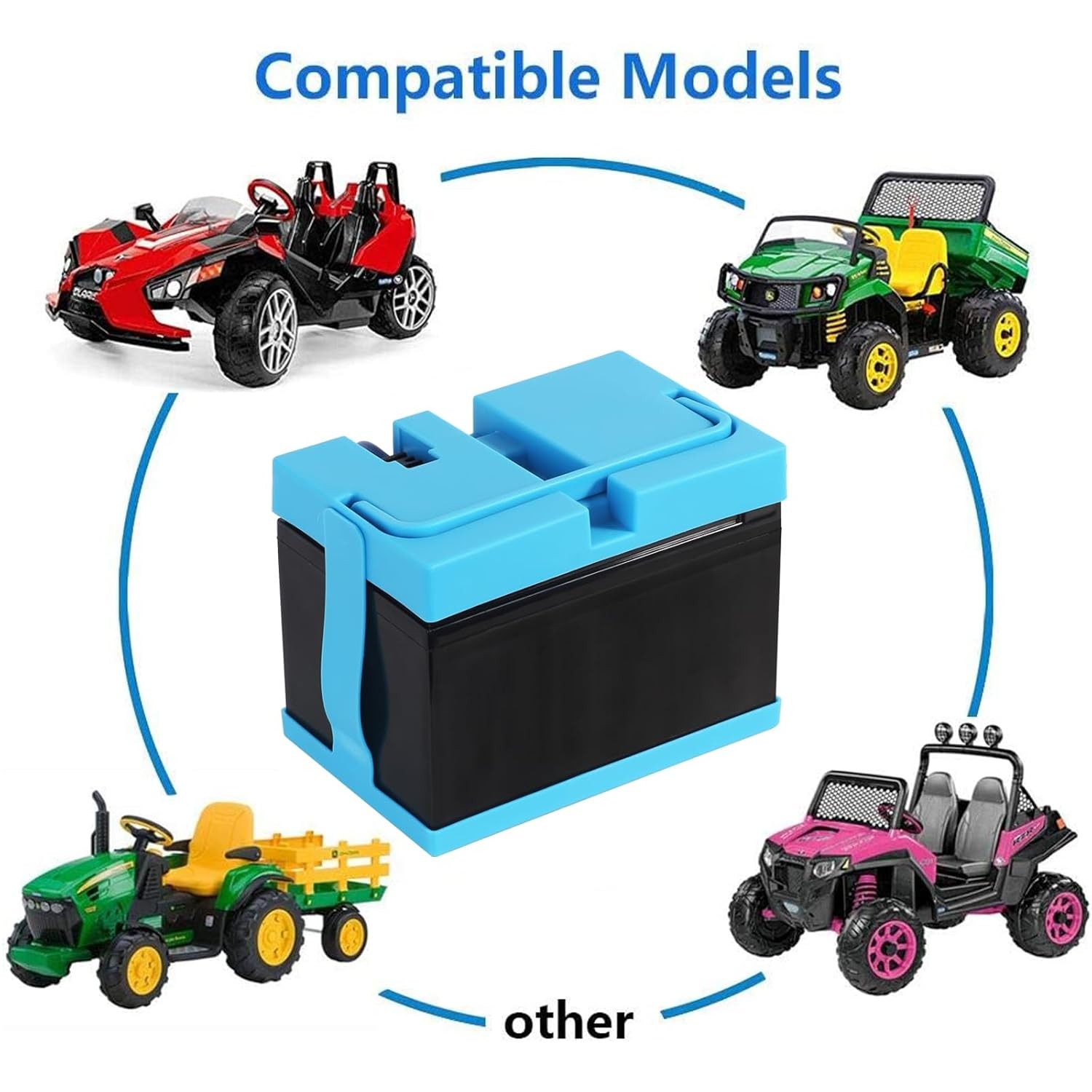 12V 15Ah Replacement Battery for Peg Perego John Deere Tractor Ride On Toy