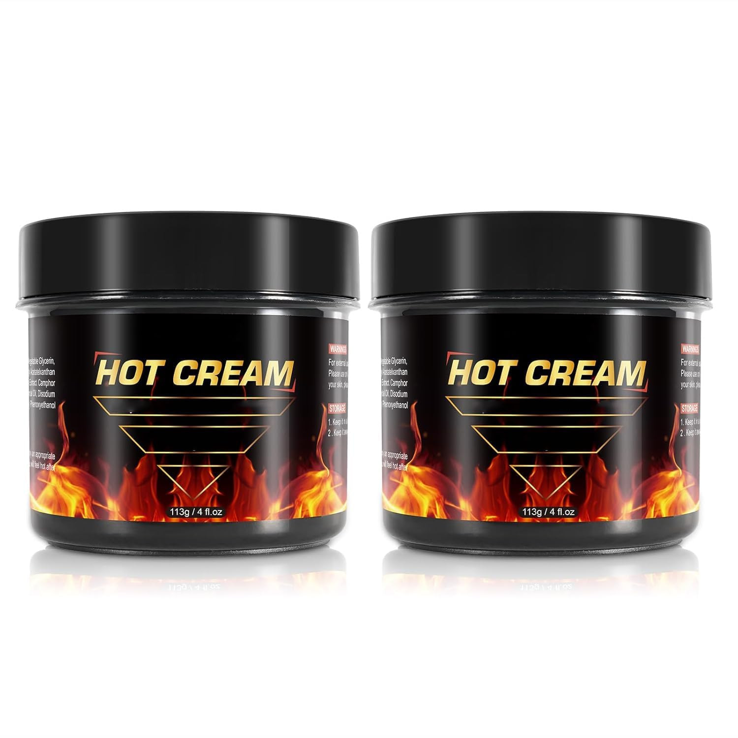 2PCS Hot Sweat Cream – Natural Workout Enhancer for Muscle Warm-Up & Skin Tighte