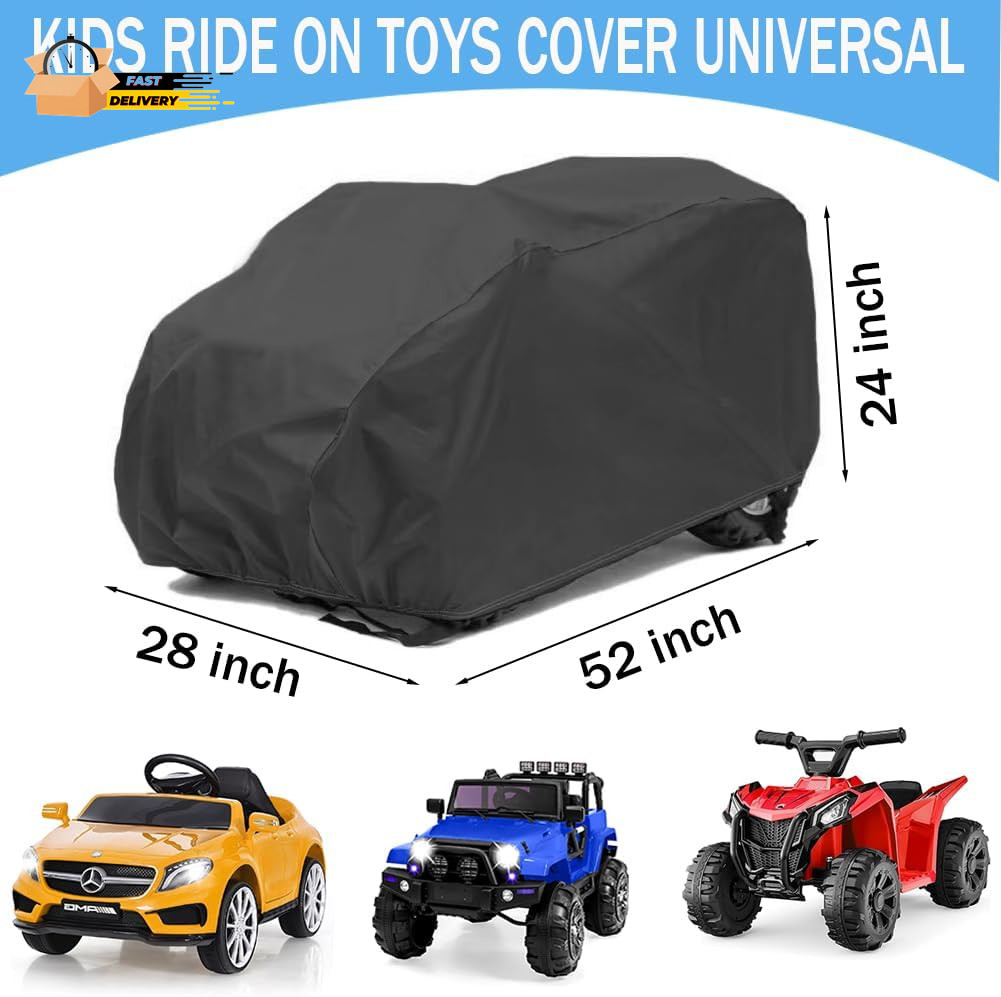 Kids Ride-On Toy Car Cover, Waterproof Kids Car Cover for Large Ride on Truck T