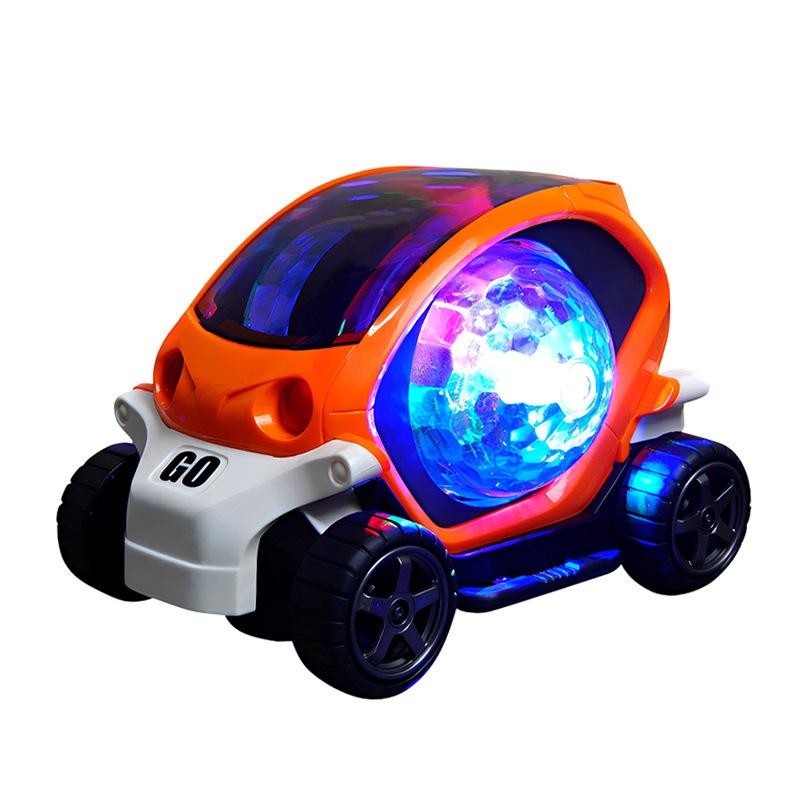 Kids Electric Rotating Toy Car with Lights & Music – Fun Gift for Boys & Girls