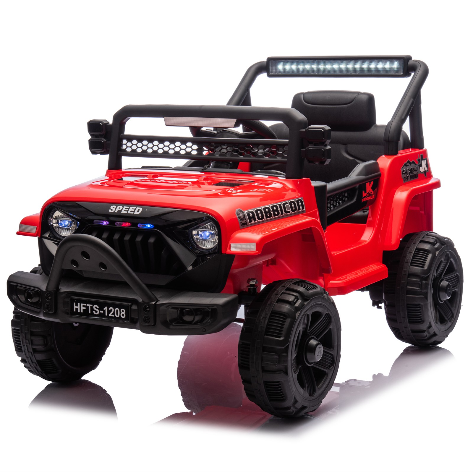 12V Kids Ride On Electric Truck Car Early education function kids aged 1-4 Red