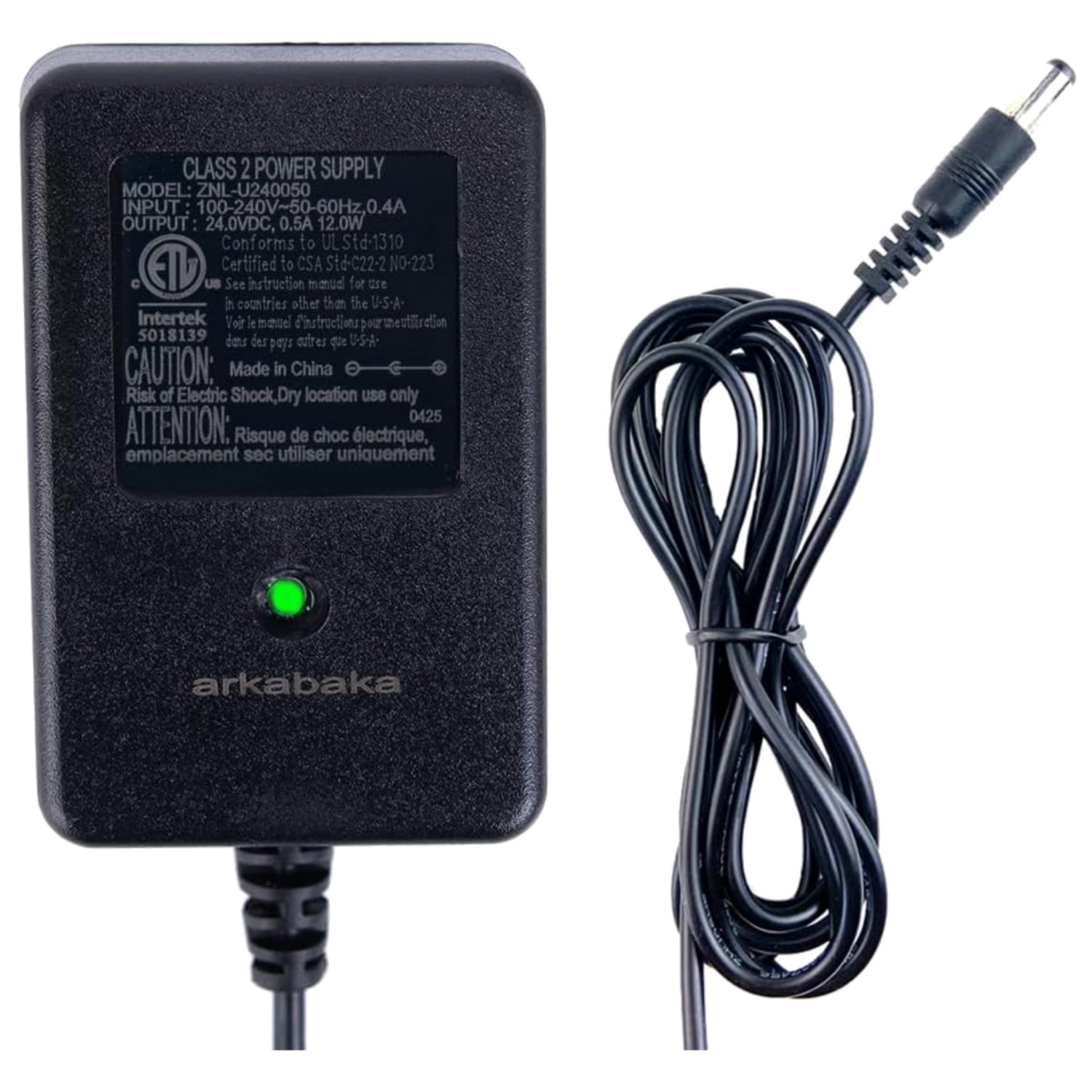 24V Charger for Ride On Toys, 24 Volt Battery Charger for Ride on Car | Red/G…
