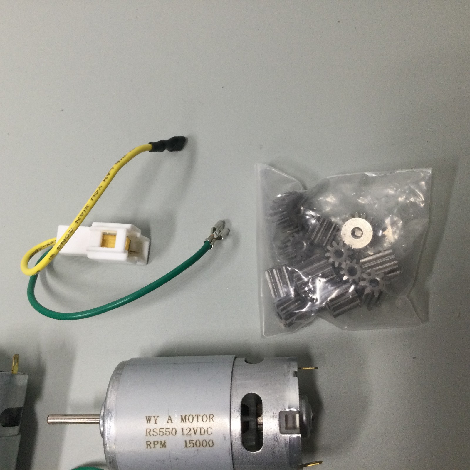 2 Pcs 12V RS550 15000RPM Electric Drive Motor for Power Wheels Upgrade,18 Volt M