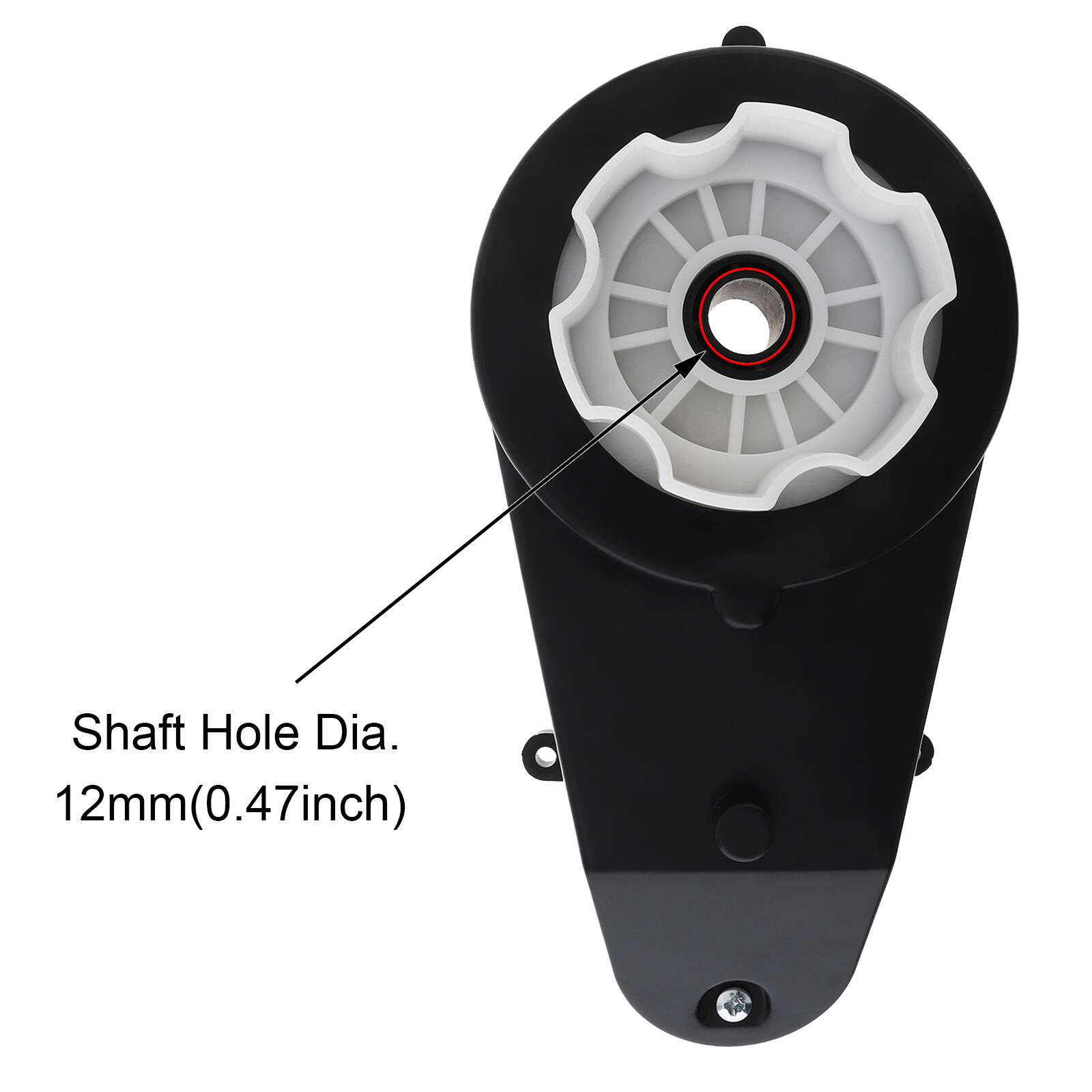 1pc 12V RS550 Power Wheels Gearbox DC Motor for Electric Car Kids Ride On Toy