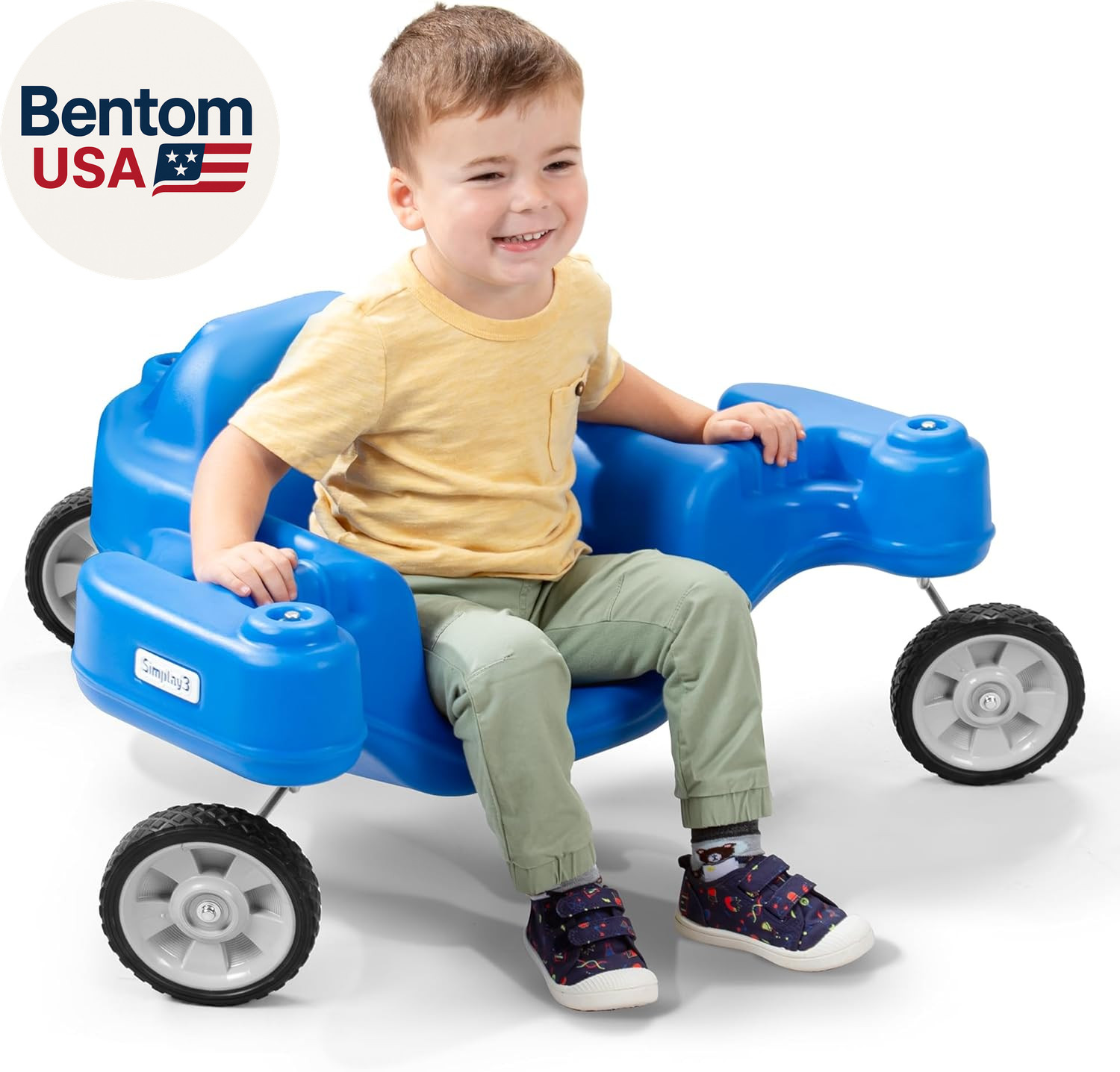 Galaxy Glider Ride-On Toy for Toddlers and Kids Ages 1-1/2 to 5 Years, 360-Degre