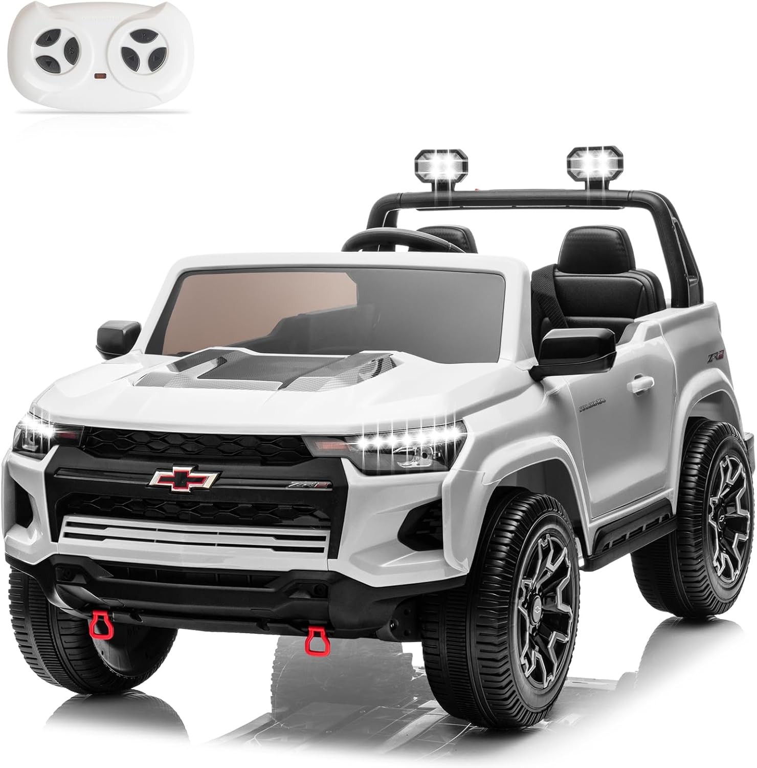 24V Licensed Chevrolet Colorado Electric Car for Kids, Ride on Toys for Toddlers