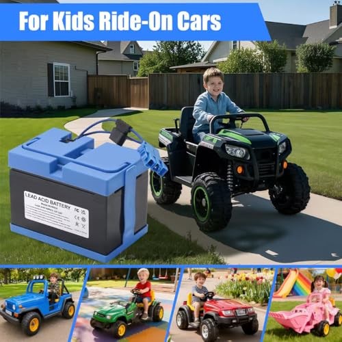12 Volt Battery for Peg Perego for John-Deere Gator XUV 12V 12Ah (Lead-Acid)