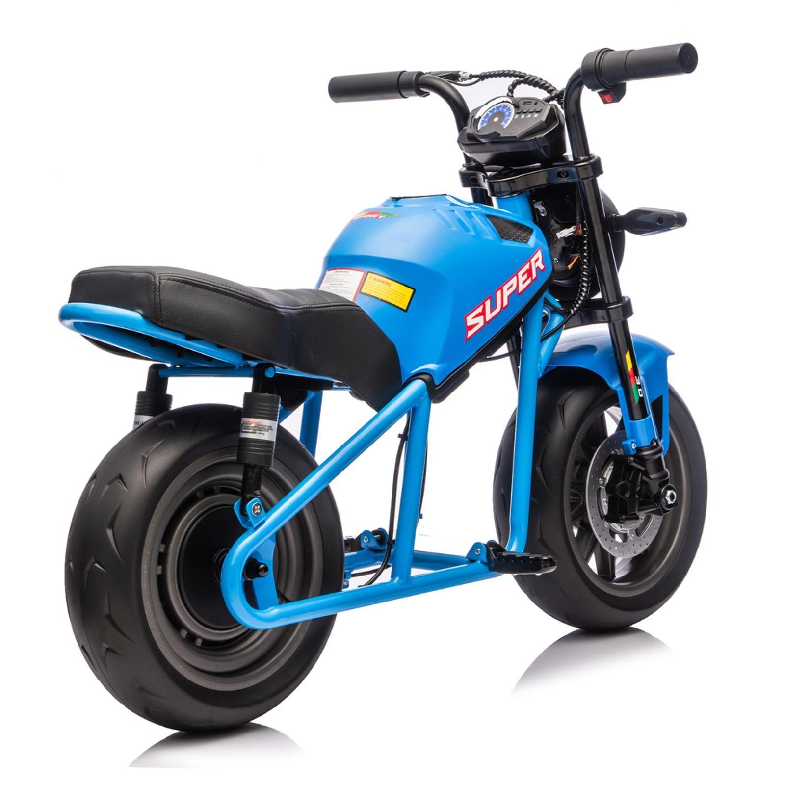 24V300W Kids Ride On Toy Muscle Motorcycle,High-Speed Hub Motor,14in Widen EVA