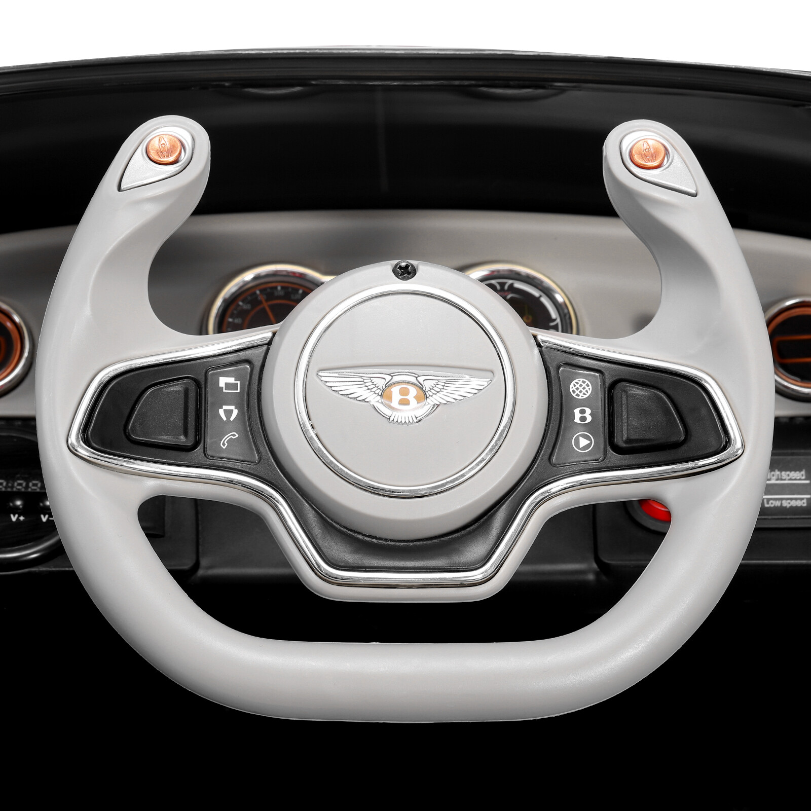 12V 2 Speeds Electric Kids Ride On Car Bentley Style Motorized Vehicles + Remote