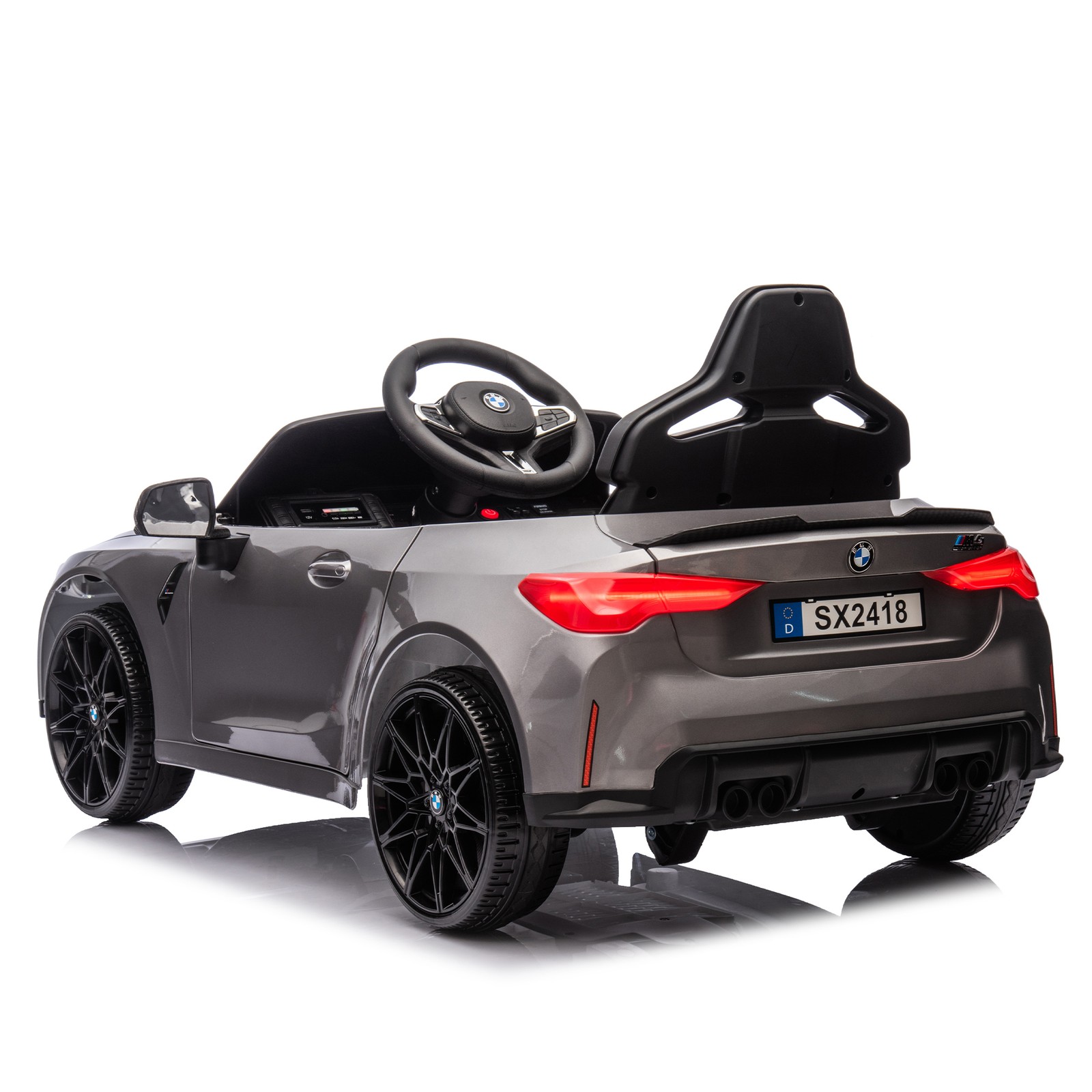 12v Kids ride on toy car 2.4G W/Parents Remote Control 3 Speed Adjustable Silver