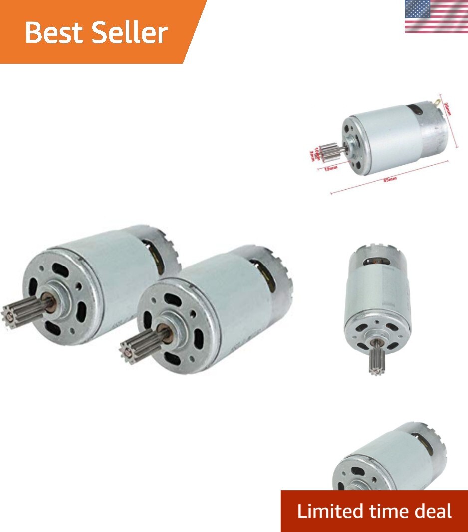 Replacement RS550 24V Motor Set for Kids Ride-on Cars – 2 Pcs Included
