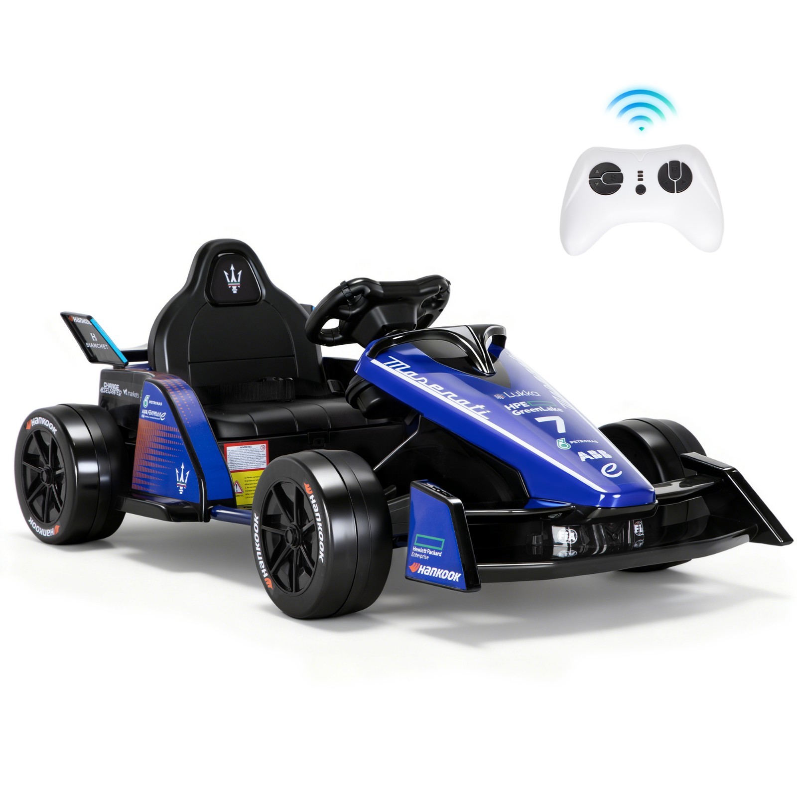 Electric Go Kart for Kids 12V 2x550W Outdoor Race Car Ride on Drift Kart